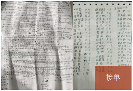 人工录单效果